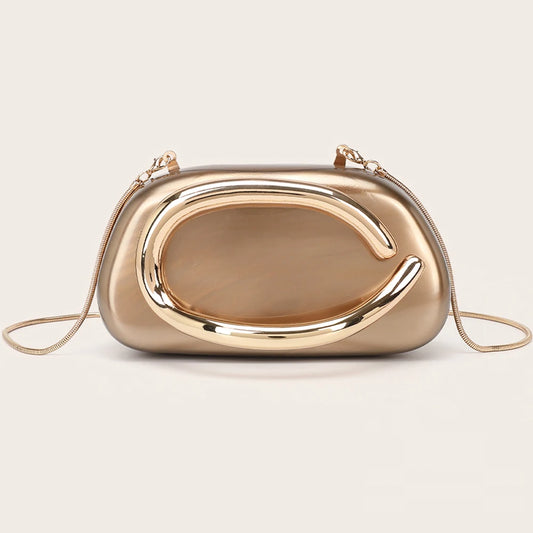 She Carry™ Auréline Gold Clutch